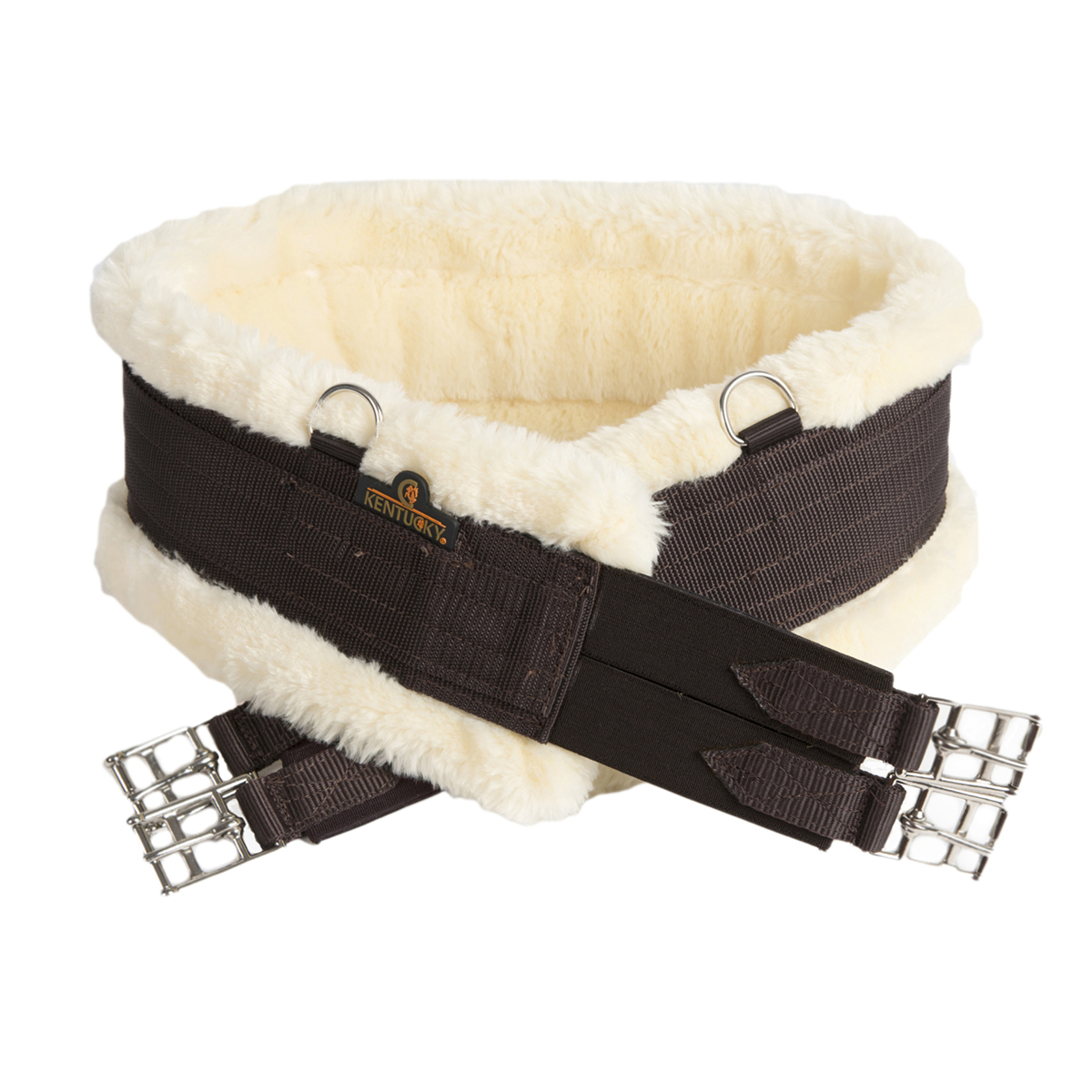 Singel Kentucky Sheepskin Bruin, 145 CM in bruin