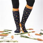 Sokken Epplejeck EJCarrot Donkerblauw-oranje