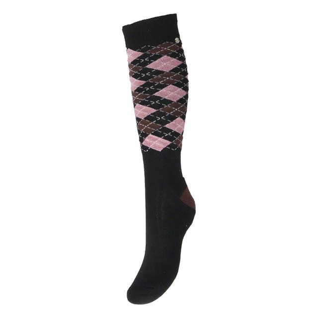 Sokken Epplejeck Square Lurex Black-brown
