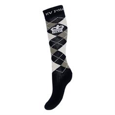 Sokken HV POLO Argyle Black-brown