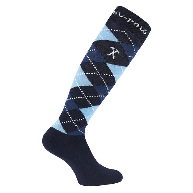 Sokken HV POLO Argyle Donkerblauw