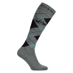 Sokken HV POLO Argyle Groen-zwart