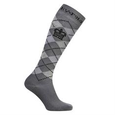 Sokken HV POLO Argyle Lichtgrijs-grijs