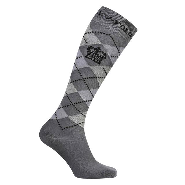 Sokken HV POLO Argyle Lichtgrijs-grijs