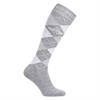 Sokken HV POLO Argyle Middengrijs-wit