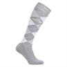 Sokken HV POLO Argyle Middengrijs-wit