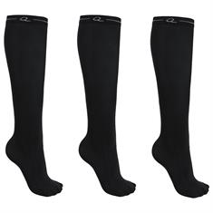 Sokken QHP 3-Pack Zwart