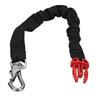 Spiraalsnoer Hit-Air Type Bungee Musketon Lang Zwart