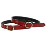 Sporenriemen Epplejeck Luxe Leer Rood-zilver
