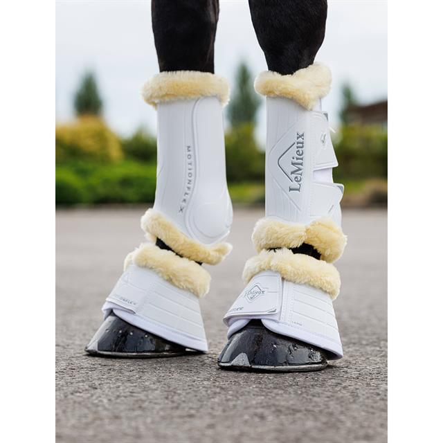Springschoenen LeMieux Motionflex Fur Wit