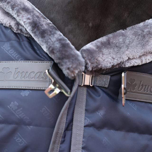 Staldeken Bucas Show-Line 150gr Donkerblauw-grijs