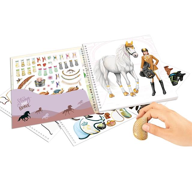 Sticker- en Kleurboek Miss Melody Dress Me Up 