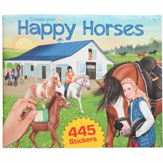 Stickerboek Create Your Happy Horses