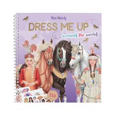 Stickerboek Miss Melody Dress Me Up Around The World Diverse