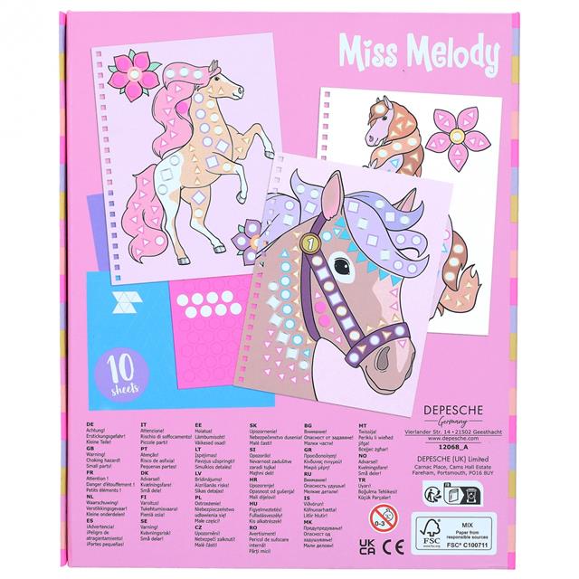 Stickerboek Miss Melody Sticker Your Picture Overige