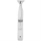 Stropdas Kingsland Classic Met Clip Wit