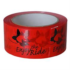 Tape KNHS Enjoy The Ride Rood Rood