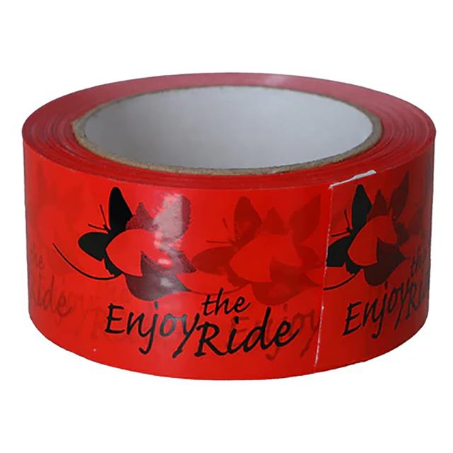 Tape KNHS Enjoy The Ride Rood Rood