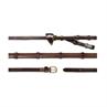 Teugels D Collection by Dy'on Pelham 1/2 Rubber Met Stops Bruin