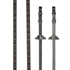 Teugels LeMieux Magna Grip Rubber Bruin-zilver