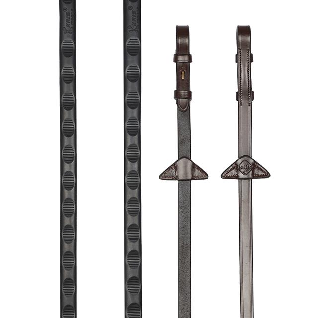 Teugels LeMieux Magna Grip Rubber Middenbruin-goud