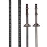 Teugels LeMieux Magna Grip Rubber Middenbruin-goud