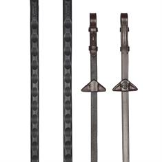 Teugels LeMieux Magna Grip Rubber Middenbruin-zilver