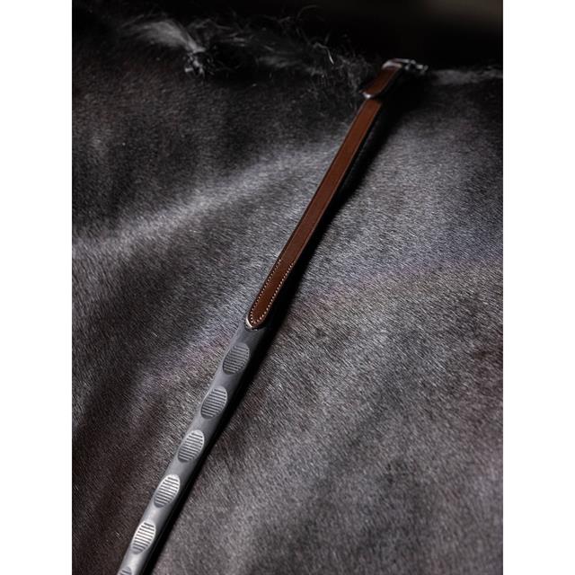Teugels LeMieux Magna Grip Rubber Middenbruin-zilver
