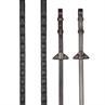 Teugels LeMieux Magna Grip Rubber Middenbruin-zilver
