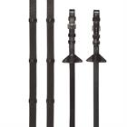 Teugels LeMieux Soft Rubber Met Stops Bruin-zilver
