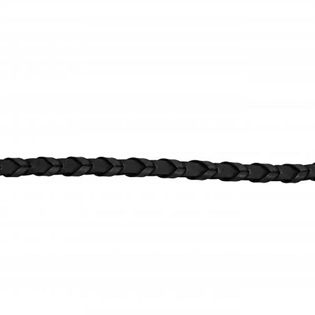 Teugels Montar Deco Braided Organic Tanned Contrast Zwart
