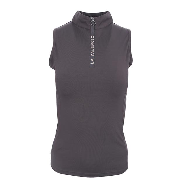 Top La Valencio LVVanessa Donkergrijs