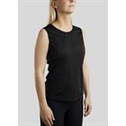 Top Montar MOStella Mesh Contrast Stated Zwart