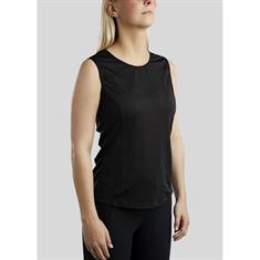 Top Montar MOStella Mesh Contrast Stated Zwart
