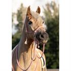 Touwhalsterset Free Horse FHFanna Roze-beige