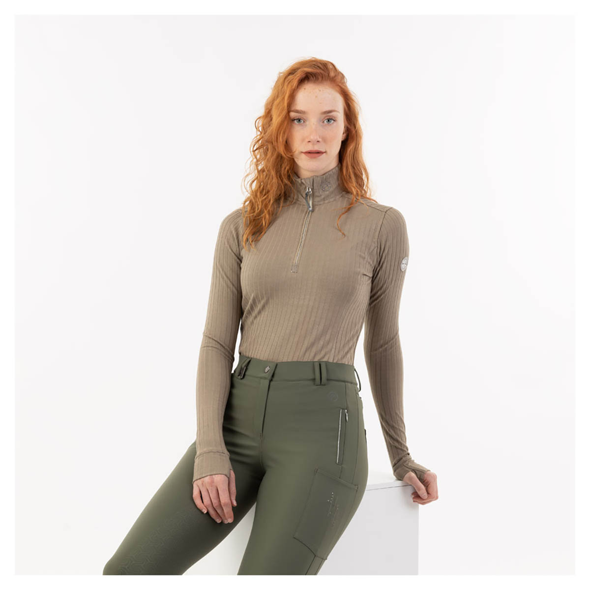 Trainingsshirt Anky Jumper Lichtbruin, XS in lichtbruin