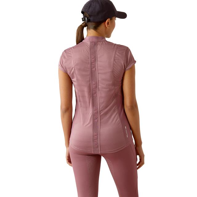 Trainingsshirt Ariat Breathe Cap Sleeve Donkerroze