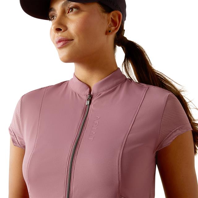 Trainingsshirt Ariat Breathe Cap Sleeve Donkerroze