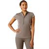 Trainingsshirt Ariat Breathe Cap Sleeve Middengrijs