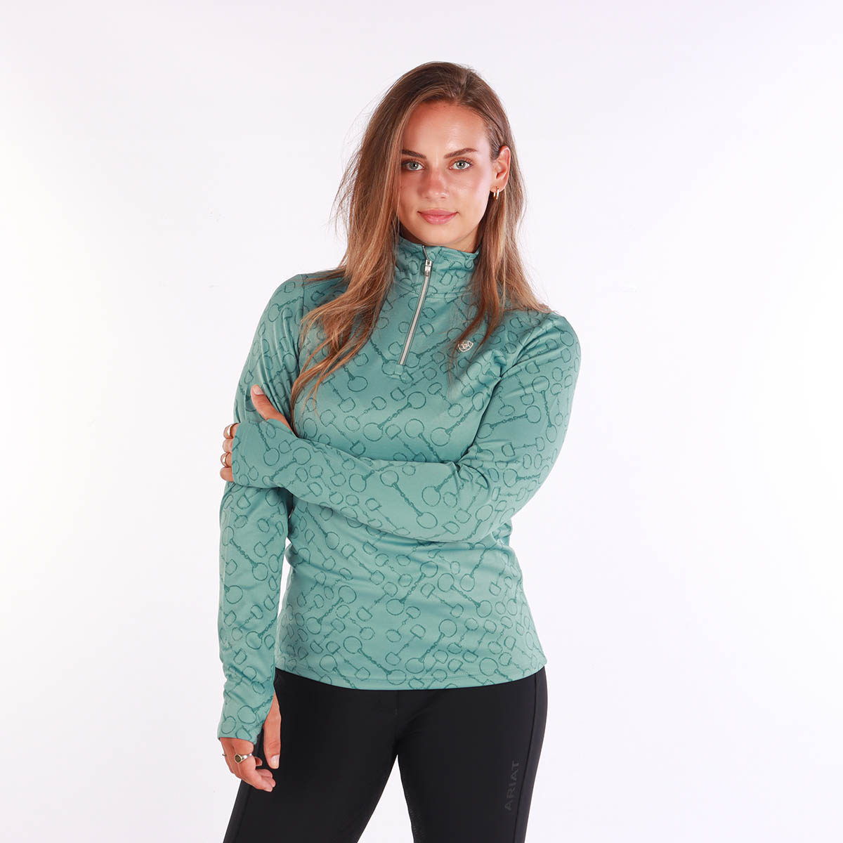 Trainingsshirt Ariat Prophecy Middengroen, L in middengroen