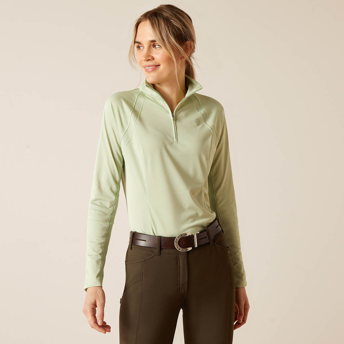 Ariat Trainingsshirt Sunstopper 3.0 Baselayer Lichtgroen - m