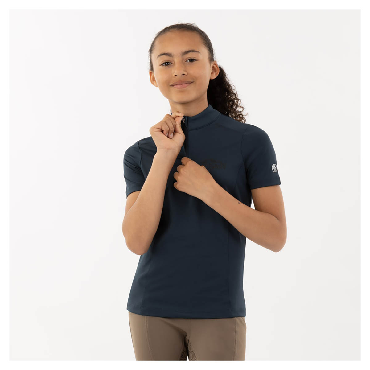 Trainingsshirt Br Eevolv Emery Kids Donkerblauw, 140 in donkerblauw