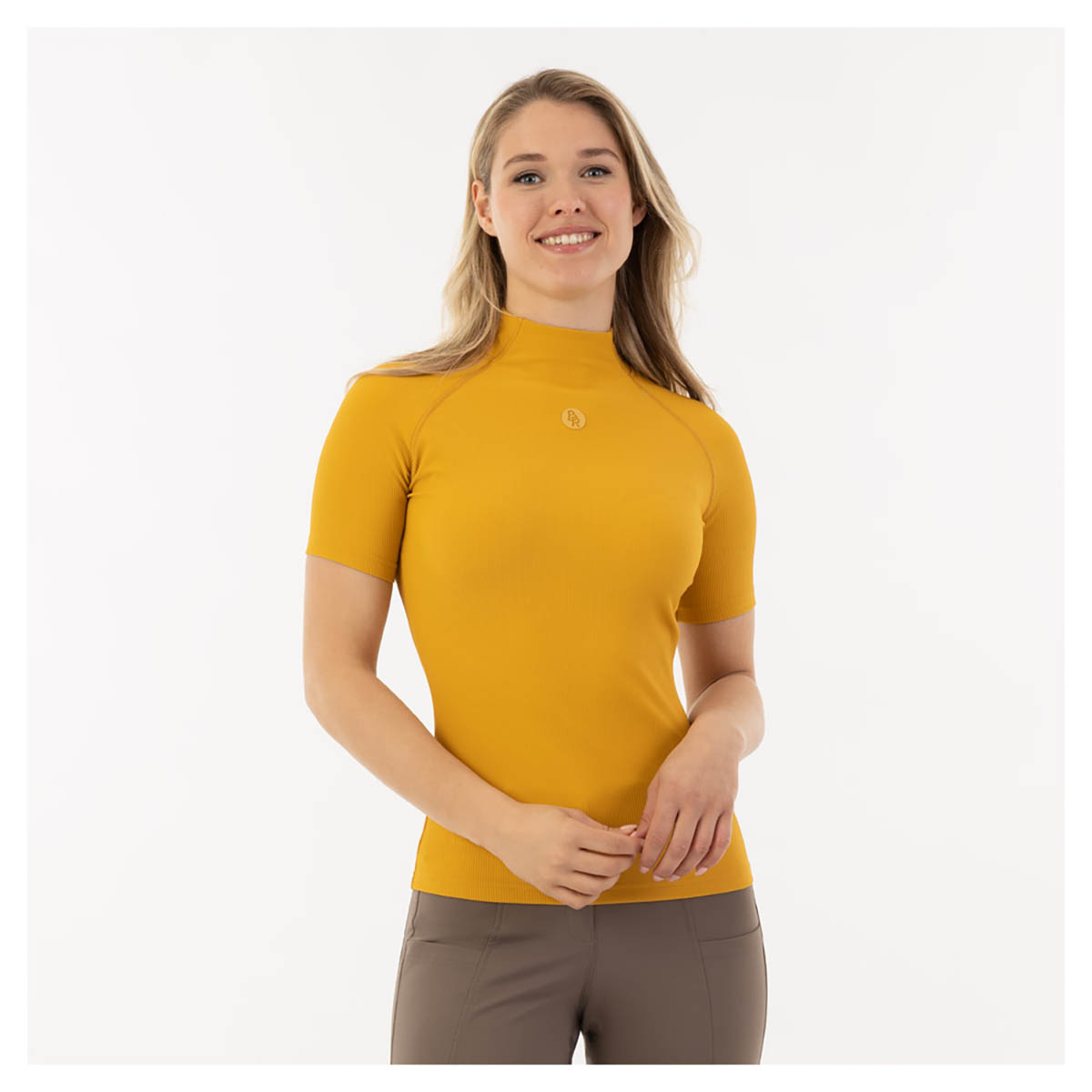 Shirt Elody korte mouw Harvest Gold - L
