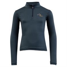Trainingsshirt BR Mini Zip-Up Kids Donkerblauw