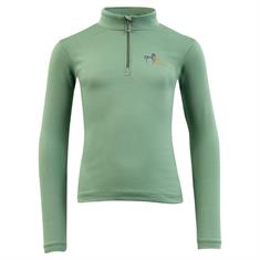Trainingsshirt BR Mini Zip-Up Kids Groen