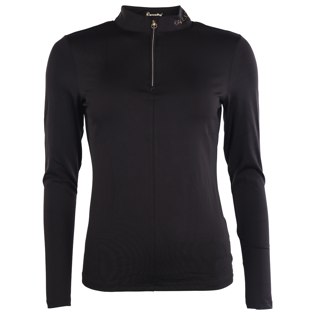 Trainingsshirt Cavallo Cavalacey Zwart, 42 in zwart
