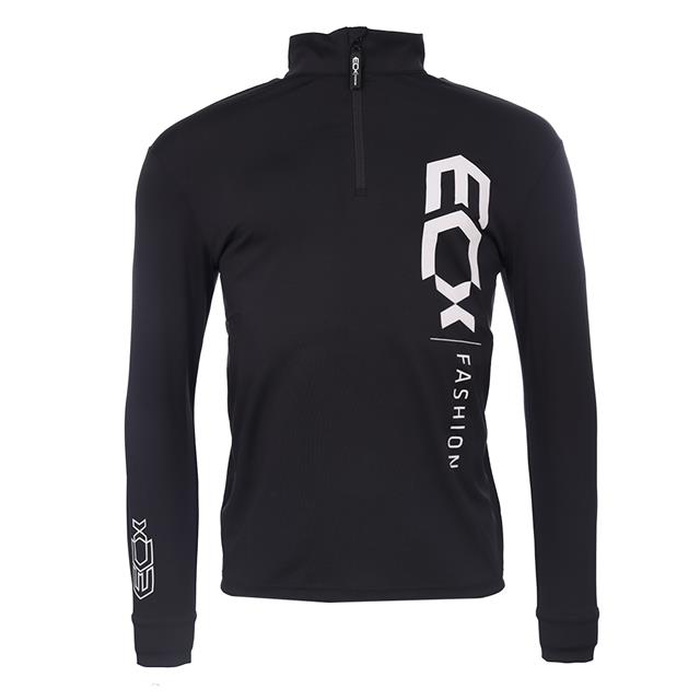 Trainingsshirt ECx Sports Zipper Men Zwart