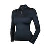 Trainingsshirt Equestrian Stockholm Air Breeze Top Zwart-zilver