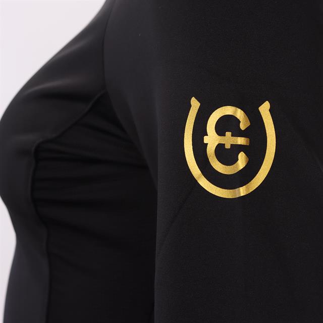 Trainingsshirt Equestrian Stockholm Black Gold Zwart-goud