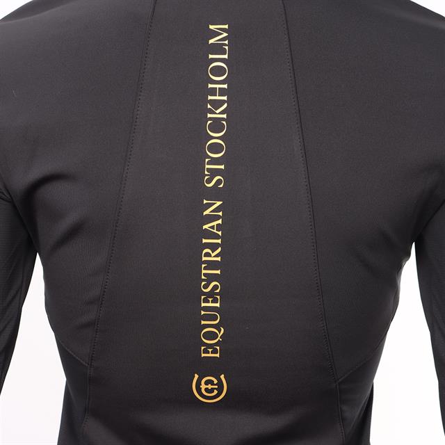 Trainingsshirt Equestrian Stockholm Black Gold Zwart-goud
